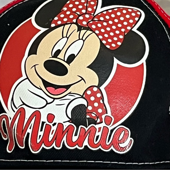 Minnie Mouse Red and Black Kids Cap - Picture 3 of 15
